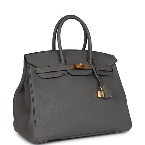 hermes birkin 35 gris meyer